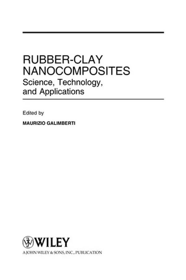 Capa de Rubber-clay nanocomposites