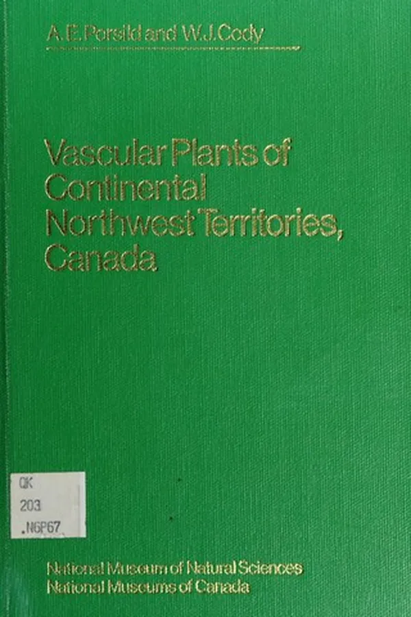 Capa de Vascular plants of Continental Northwest Territories, Canada
