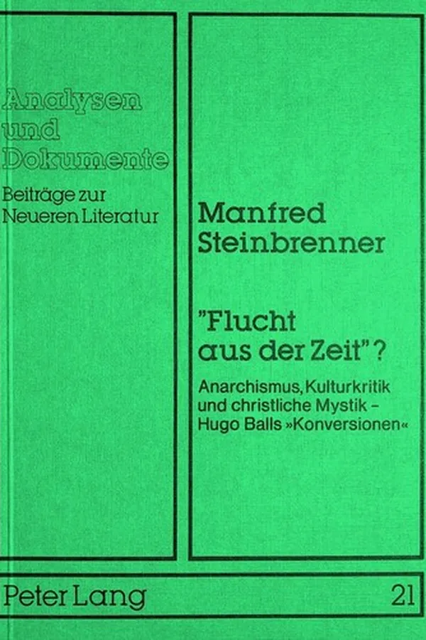 Capa de „Flucht aus der Zeit?“