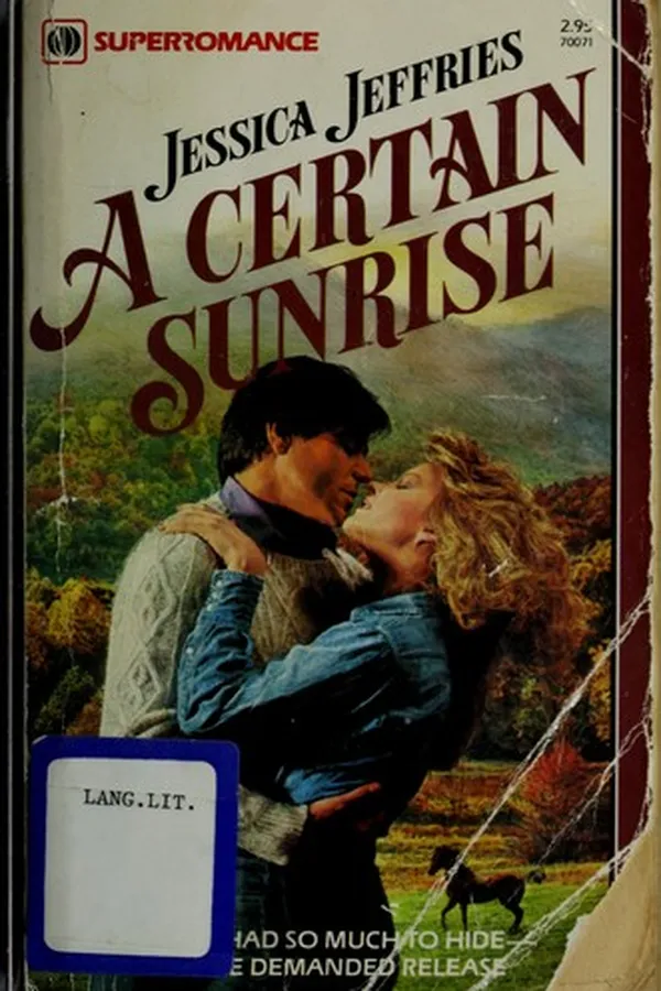 Capa de A Certain Sunrise