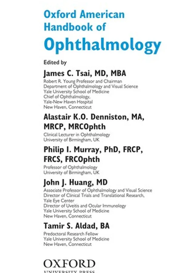 Capa de Oxford American handbook of ophthalmology