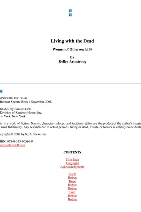 Capa de Living with the Dead