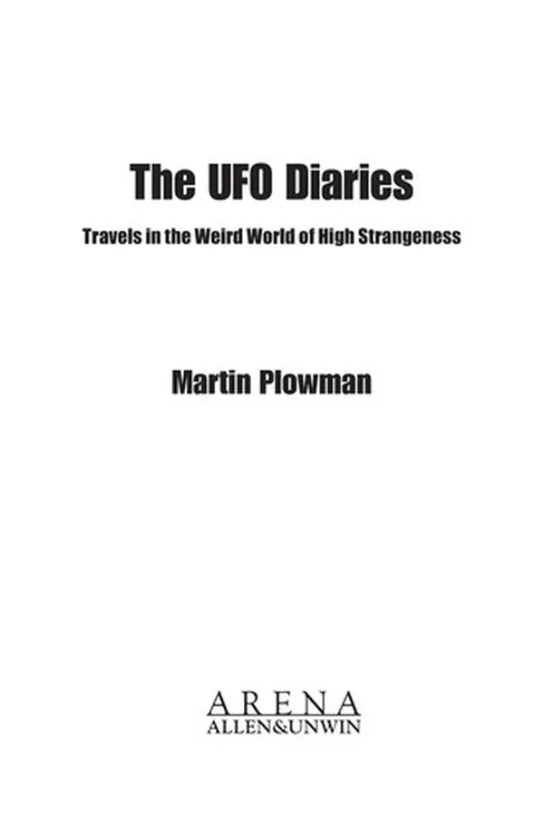Capa de The UFO diaries