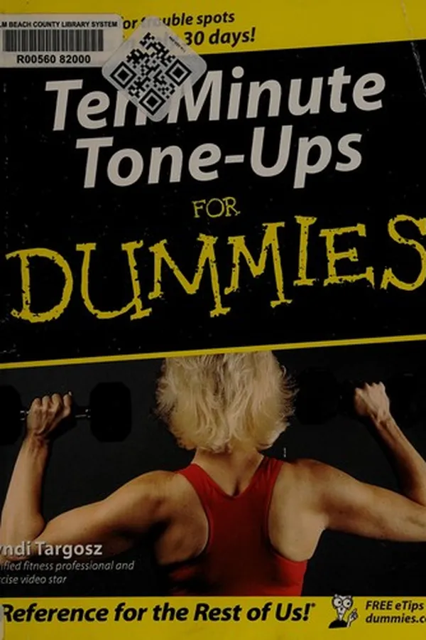 Capa de Ten minute tone-ups for dummies