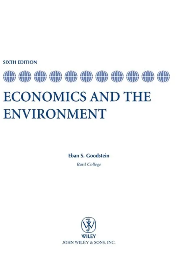 Capa de Economics and the environment