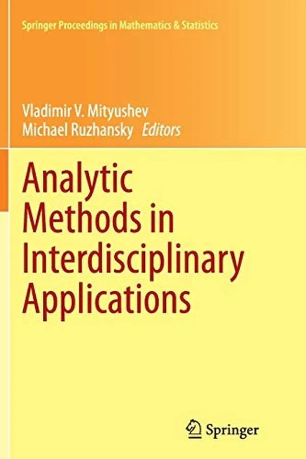 Cover of Analytic Methods in Interdisciplinary Applications