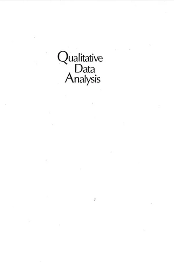 Cover of Qualitative data analysis