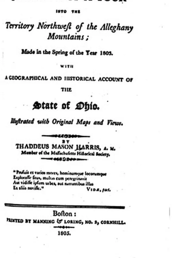 Capa de The Journal of a Tour Into the Territory Northwest of the Alleghany ..
