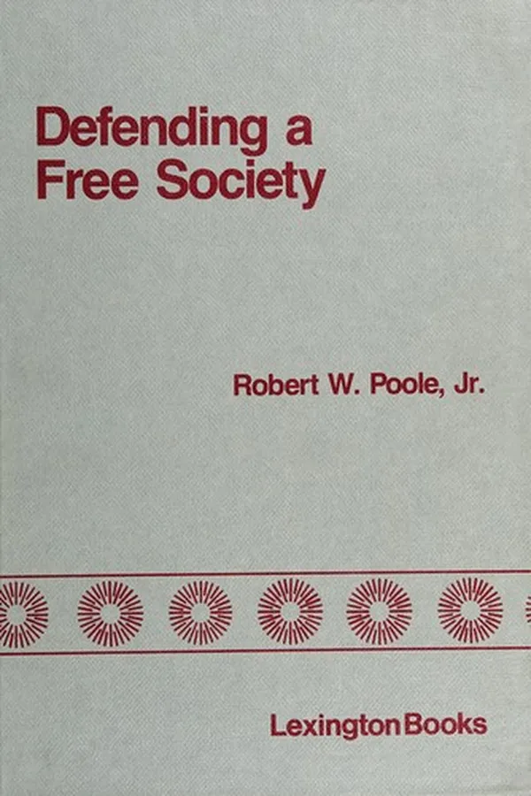 Capa de Defending a free society