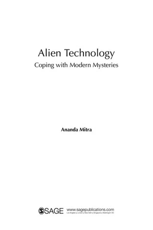 Cover of Alien technology
