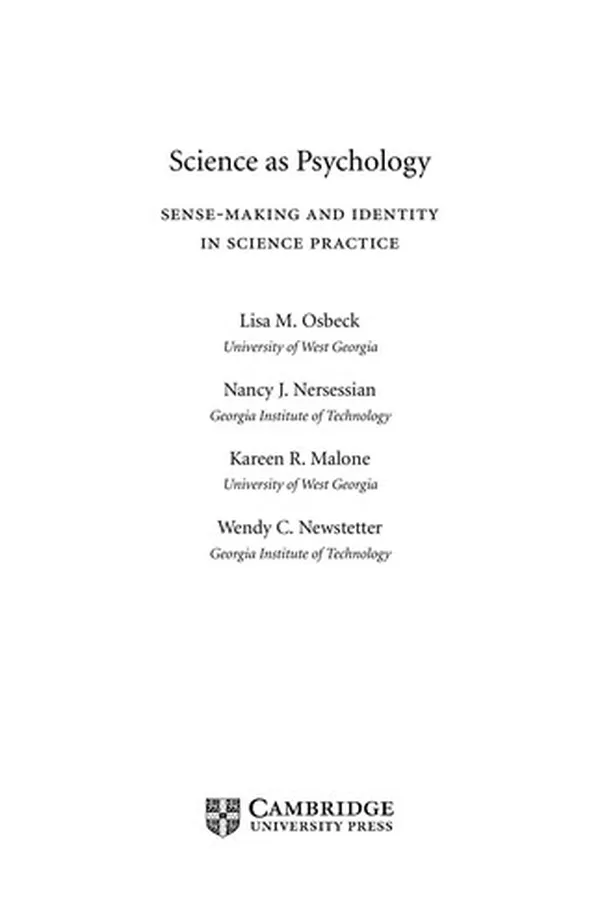 Capa de Science as psychology