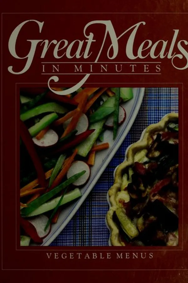 Cover of Vegetable menus