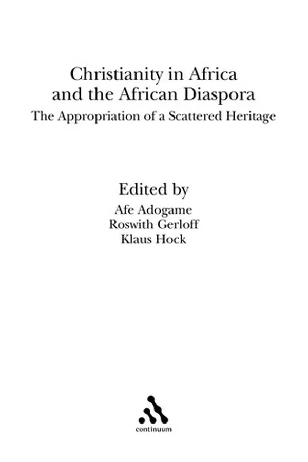 Capa de Christianity in Africa and the African diaspora