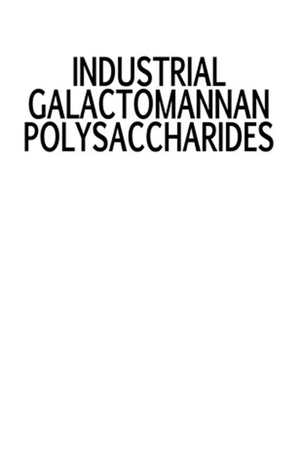 Capa de Industrial galactomannan polysaccharides