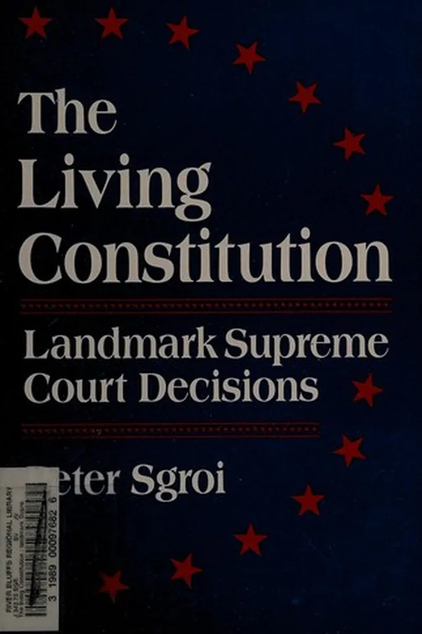 Capa de The living Constitution