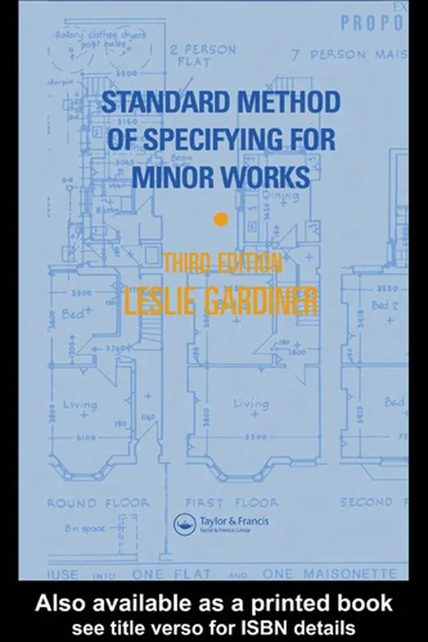 Capa de Standard method of specifying for minor works