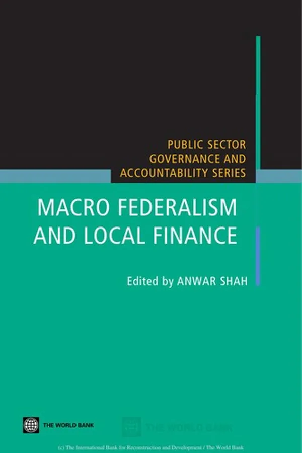 Capa de Macro federalism and local finance