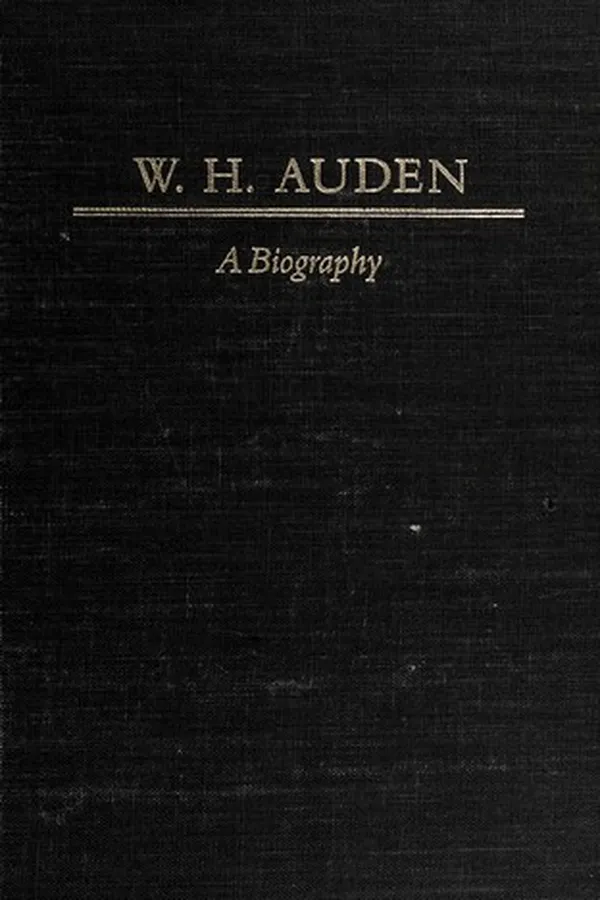 Capa de W.H. Auden, a biography