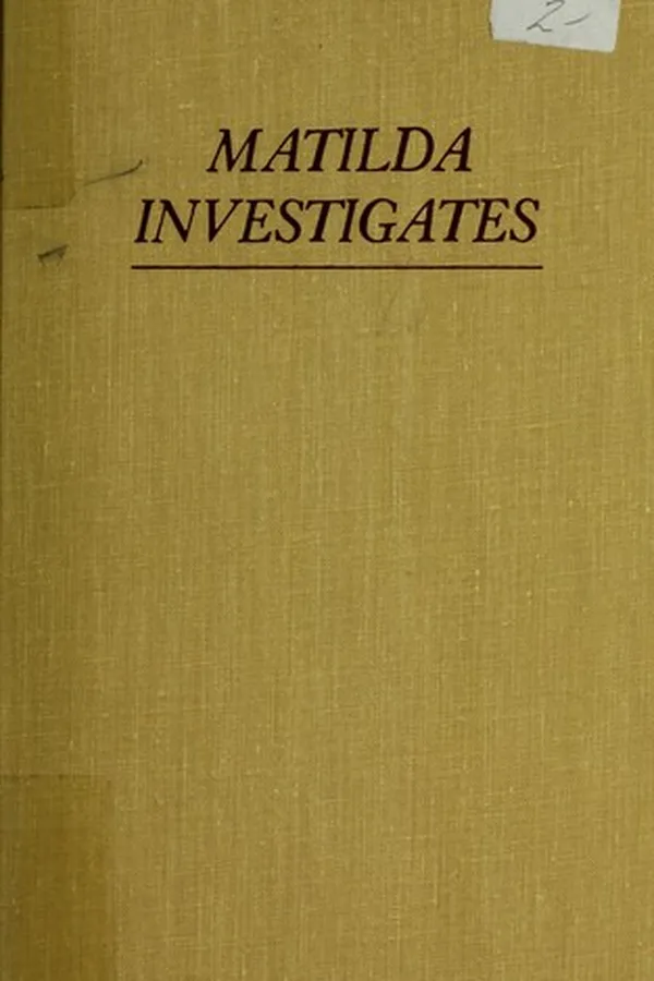 Capa de Matilda investigates