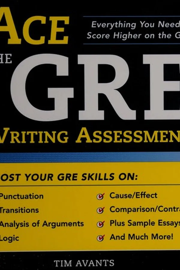 Capa de Ace the GRE writing assessment