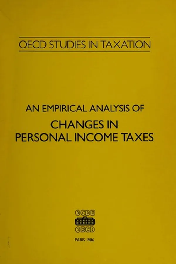 Capa de An Empirical analysis of changes in personal income taxes