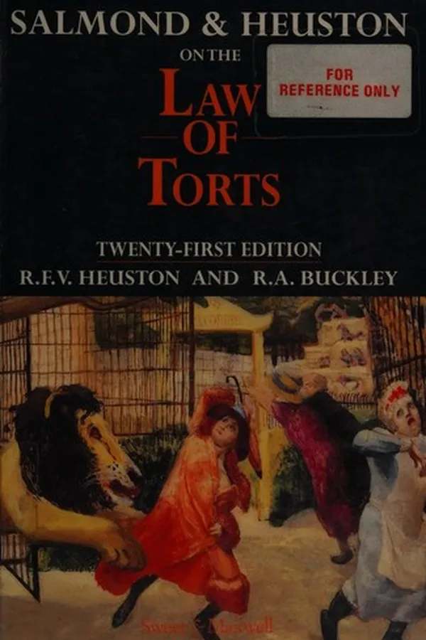 Capa de Salmond and Heuston on the law of torts