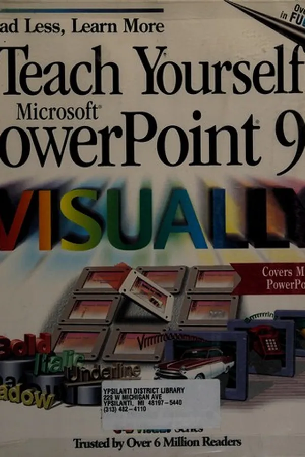 Capa de Teach yourself Microsoft PowerPoint 97 visually