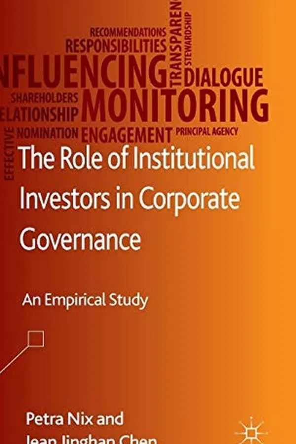 Capa de The Role of Institutional Investors in Corporate Governance