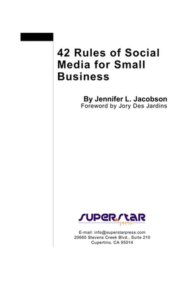 Capa de 42 Rules of Social Media for Small Business