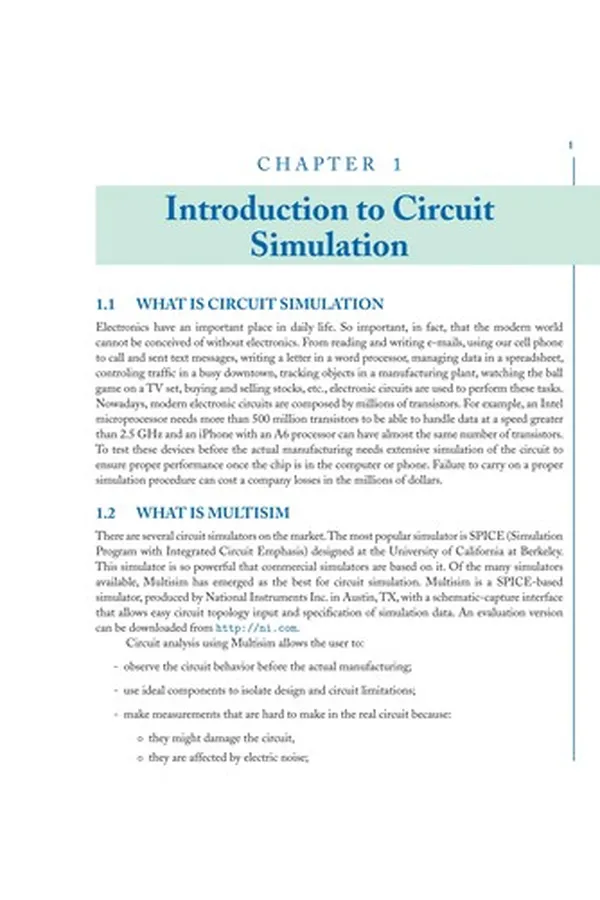 Cover of Circuit analysis with multisim