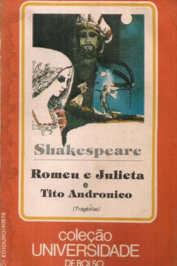 Capa de Romeu e Julieta e Tito Andronico