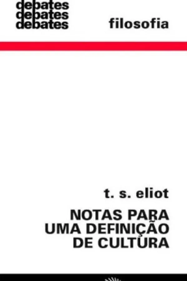 Capa de Notas para uma definição de cultura