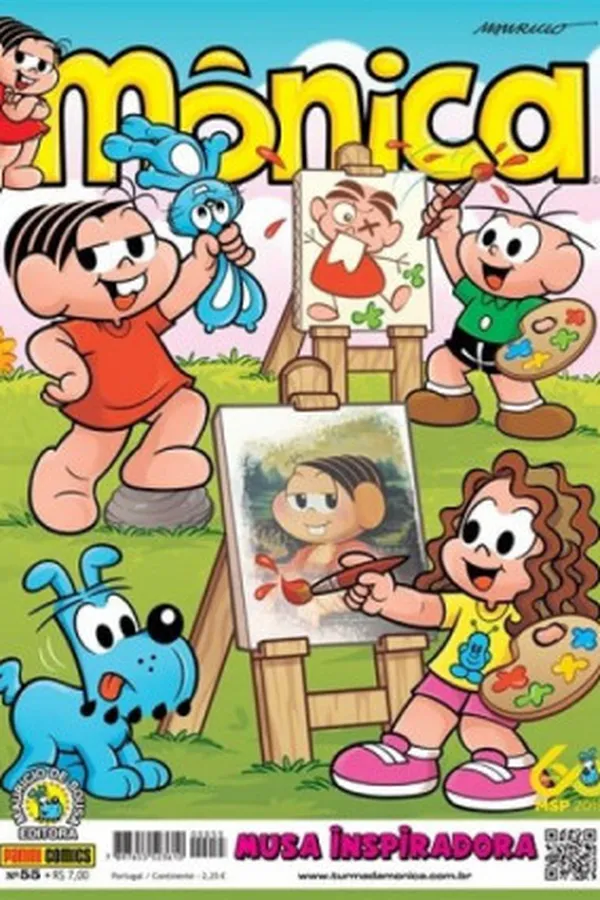 Capa de Mônica - nº 55 - Musa Inspiradora