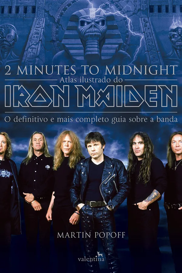 Capa de 2 Minutes To Midnight - Atlas Ilustrado Do Iron Maiden