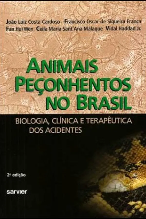 Capa de Animais Peçonhentos no Brasil