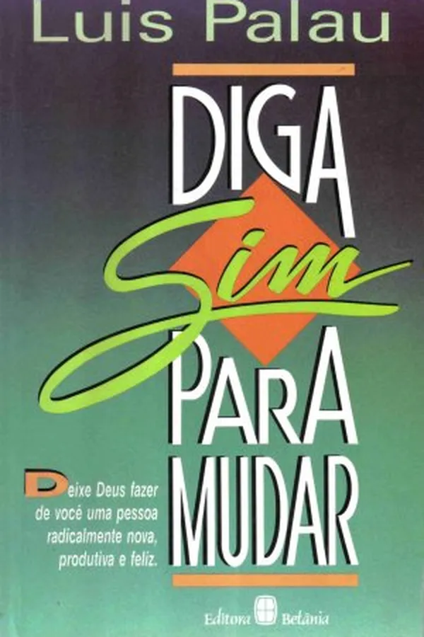 Capa de Diga sim para mudar