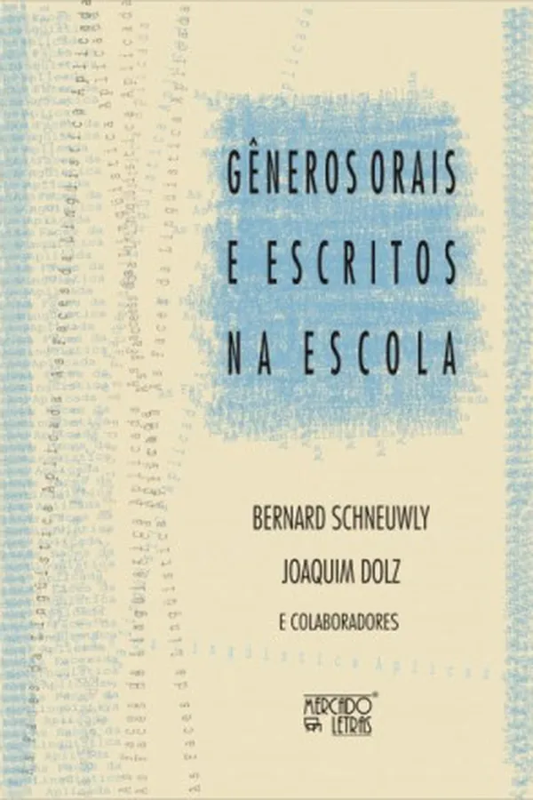 Capa de Gêneros orais e escritos na escola