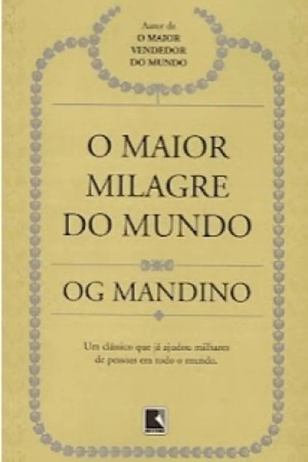 Capa de O Maior Milagre do Mundo