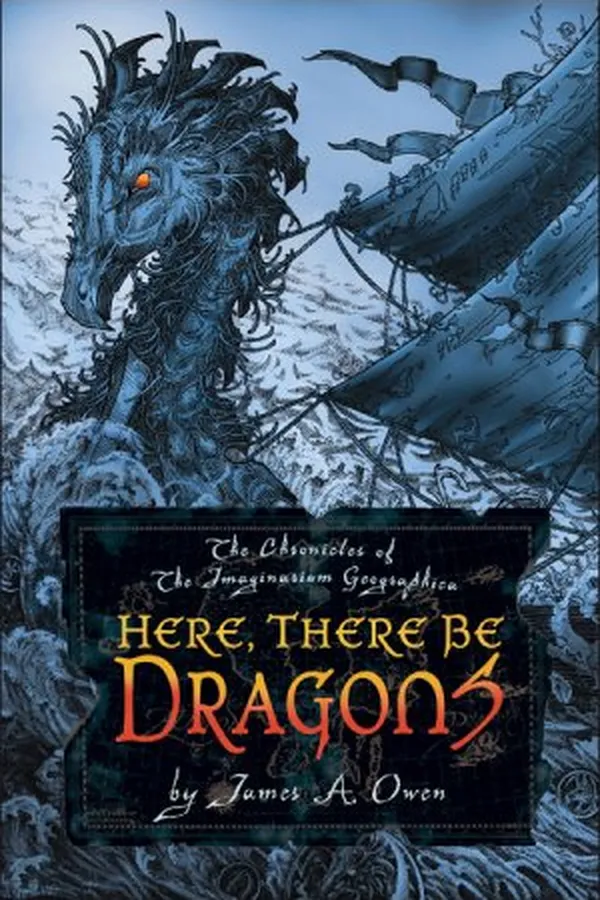 Capa de Here, There Be Dragons