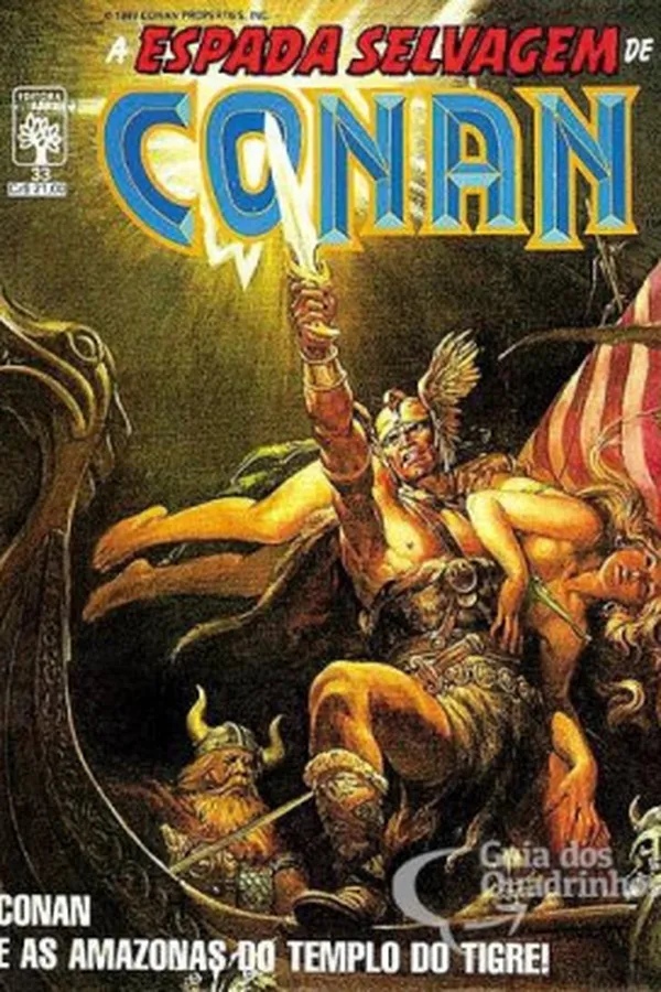 Capa de A Espada Selvagem de Conan # 033