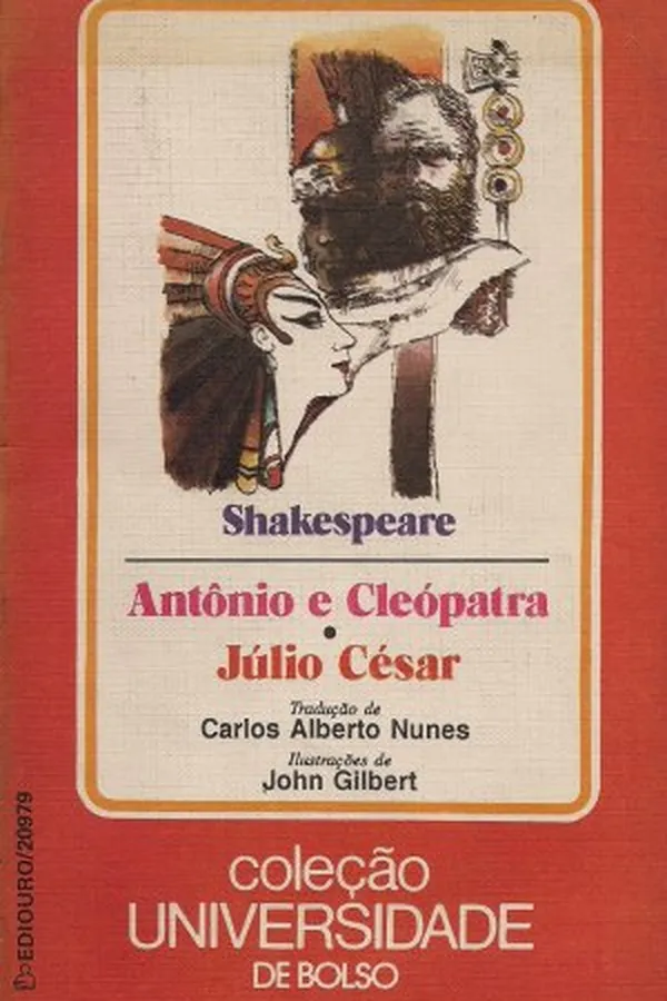 Capa de Antônio e Cleópatra & Júlio César