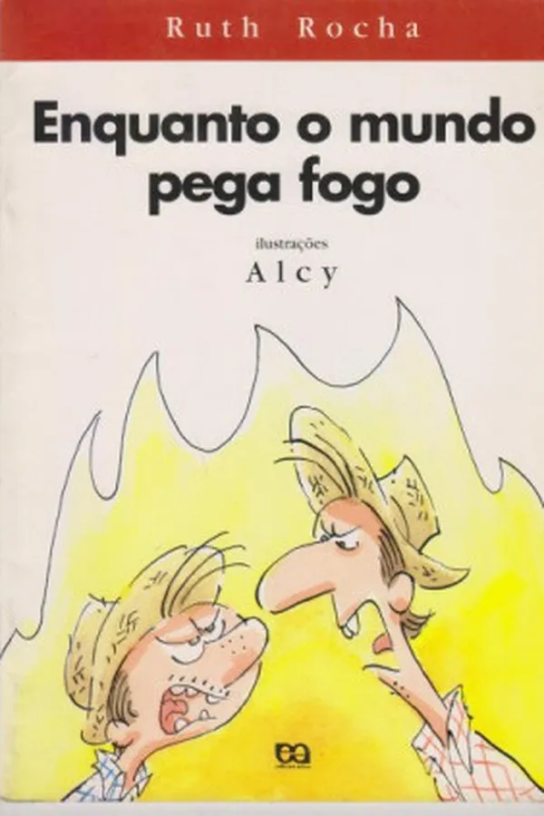 Capa de Enquanto o mundo pega fogo