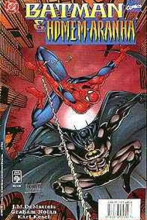 Capa de Batman e Homem Aranha
