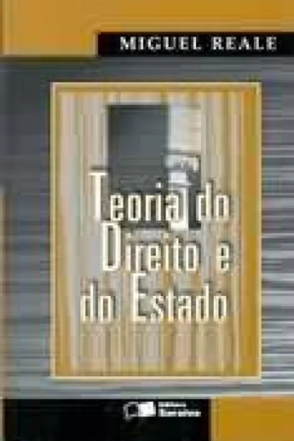 Capa de Teoria do Direito e do Estado