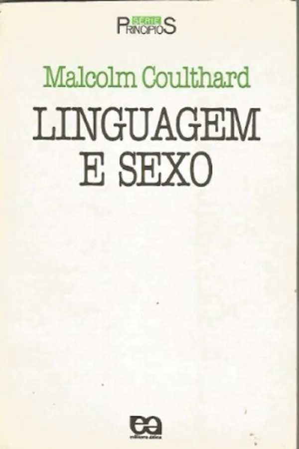 Capa de Linguagem e Sexo