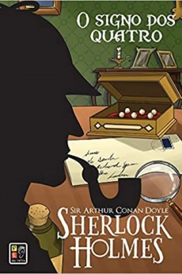 Capa de Sherlock Holmes - o Signo dos Quatro - Capa Dura