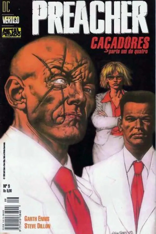 Capa de Preacher #13 - Veio Um Cavaleiro Solitário