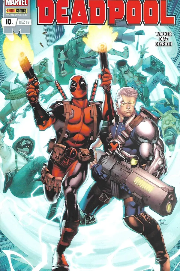 Capa de HQ Deadpool nº 10 - dezembro 2019