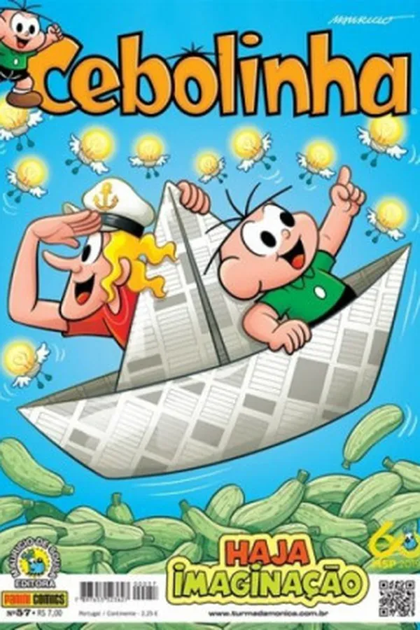 Capa de Cebolinha - nº 57 - Haja Imaginação