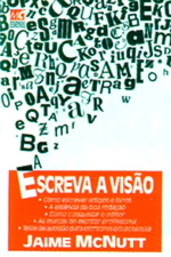 Capa de Escreva a Visão